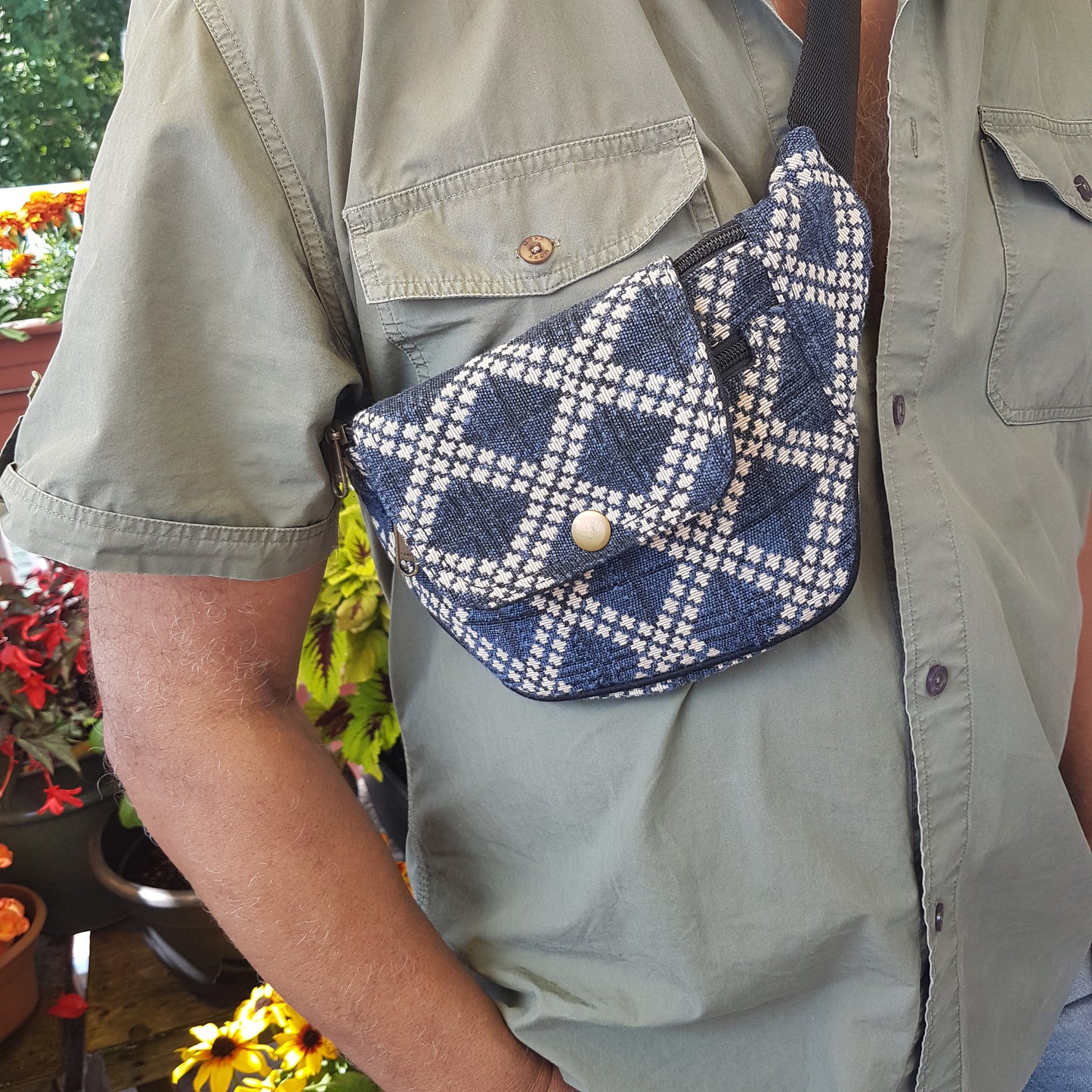 Copy of Cross body fanny pack. Shoulder sling pocket belt. Adjusts to 48 inches. Keep your gear safe and sound: wallet, cell phone. Gender neutral.