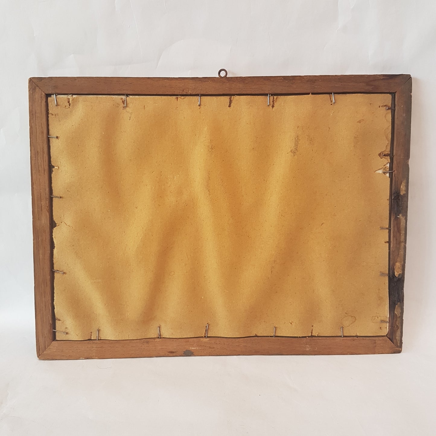 Vintage Oleograph in Original Wooden Frame. Narsi Ki Hundi.