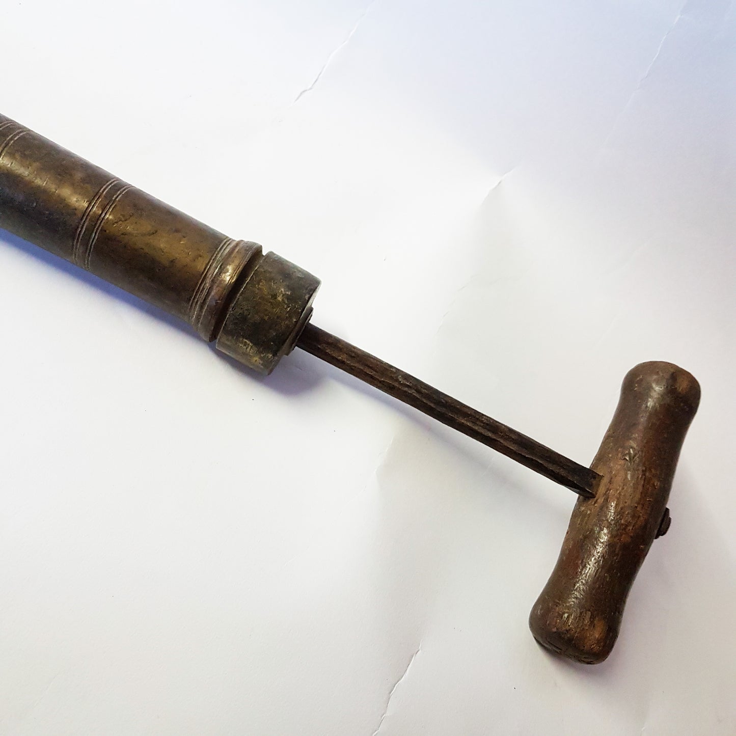 Vintage Bronze Holi Water Pump 23 inches. Rare Collectible.