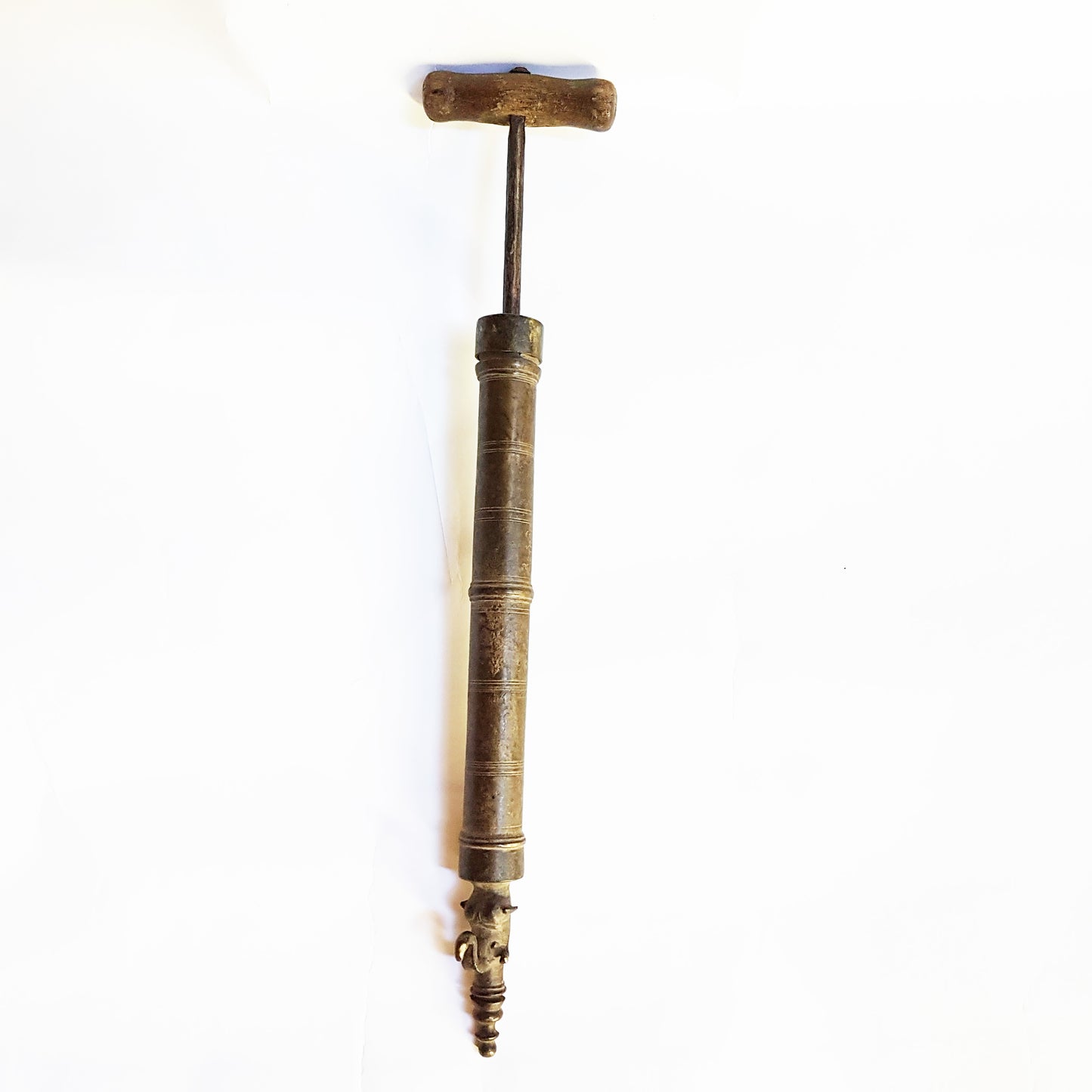 Vintage Bronze Holi Water Pump 23 inches. Rare Collectible.