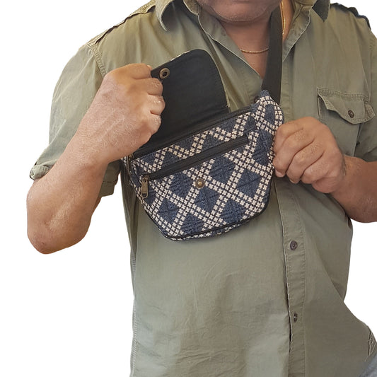 Copy of Cross body fanny pack. Shoulder sling pocket belt. Adjusts to 48 inches. Keep your gear safe and sound: wallet, cell phone. Gender neutral.