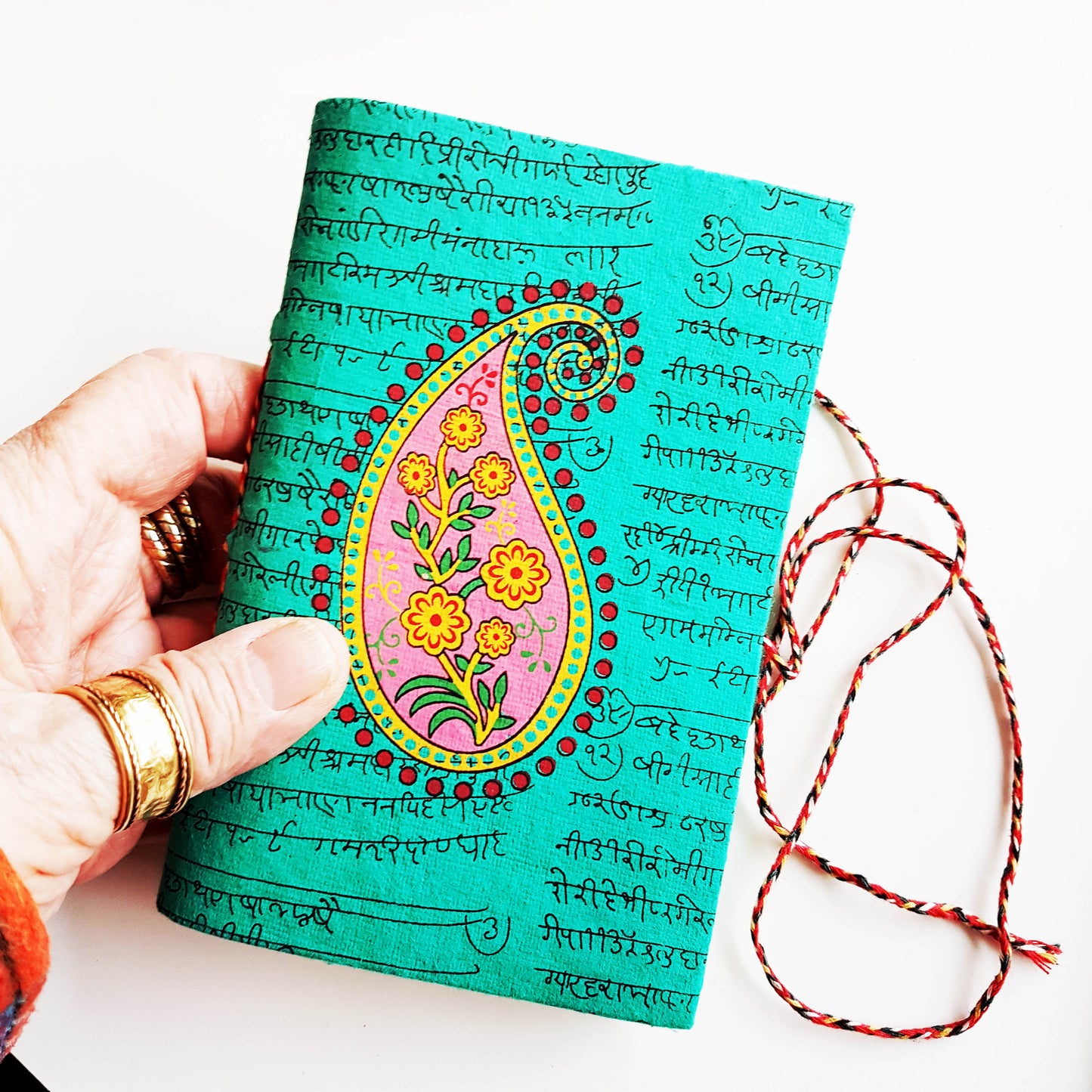 Paisley aesthetic journal for creative writing, drawing & art. 4x6 inch.