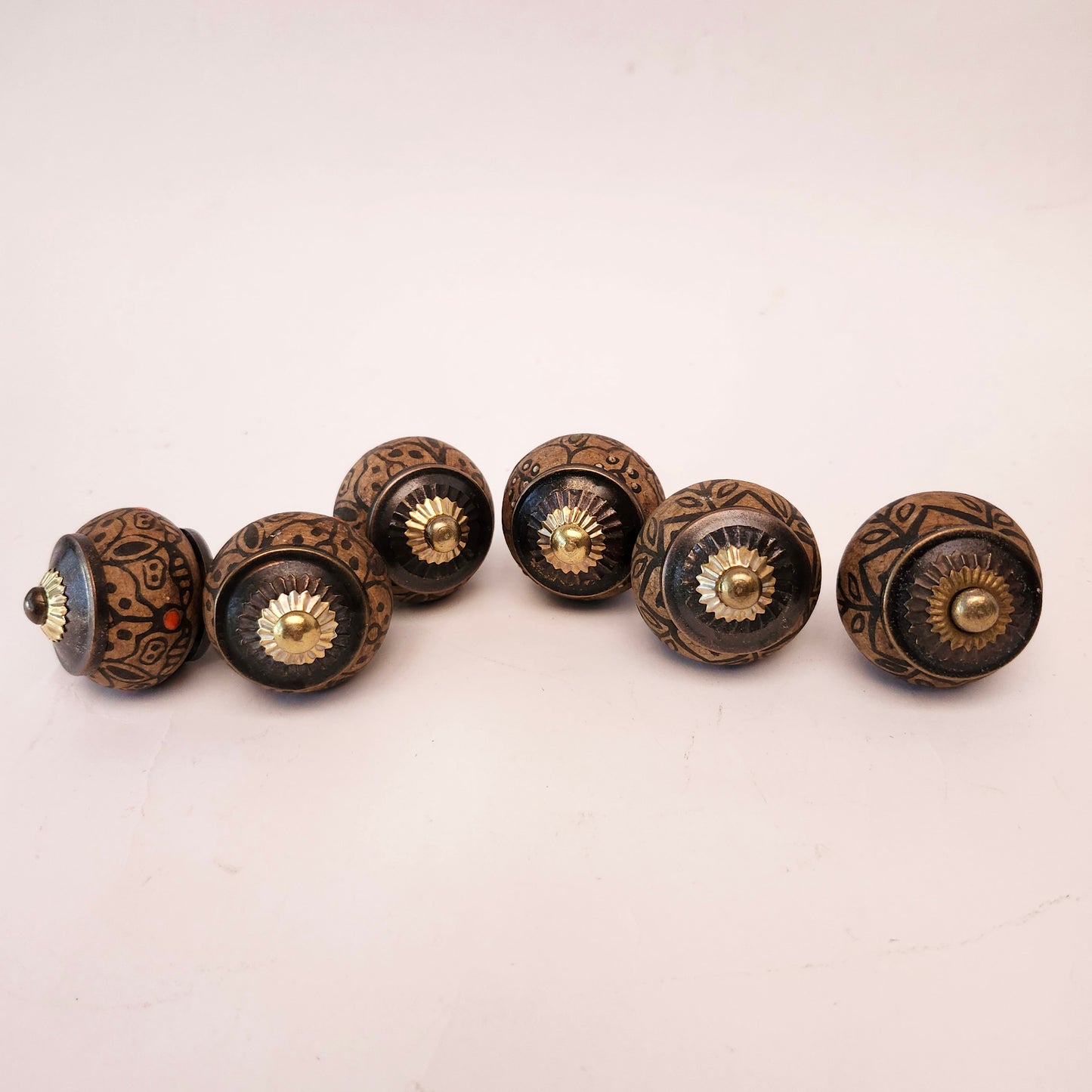 8 Knob Pulls Medieval Armor Aesthetic.