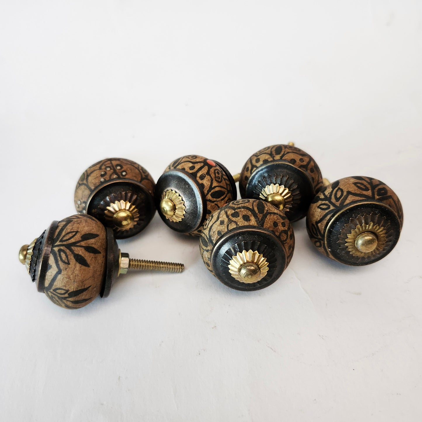 8 Knob Pulls Medieval Armor Aesthetic.
