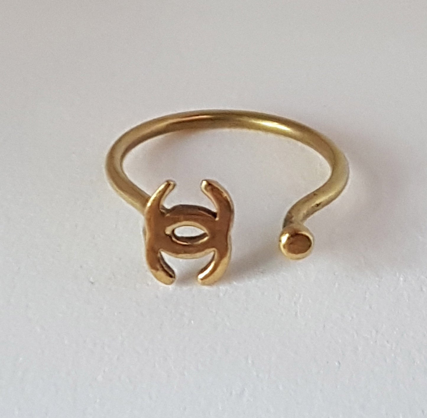 Set of 5 rings. Bronze minimalist in adjustable sizes Celtic design. Sun moon square triangle maze. Wear on thumb & all fingers, knuckles.