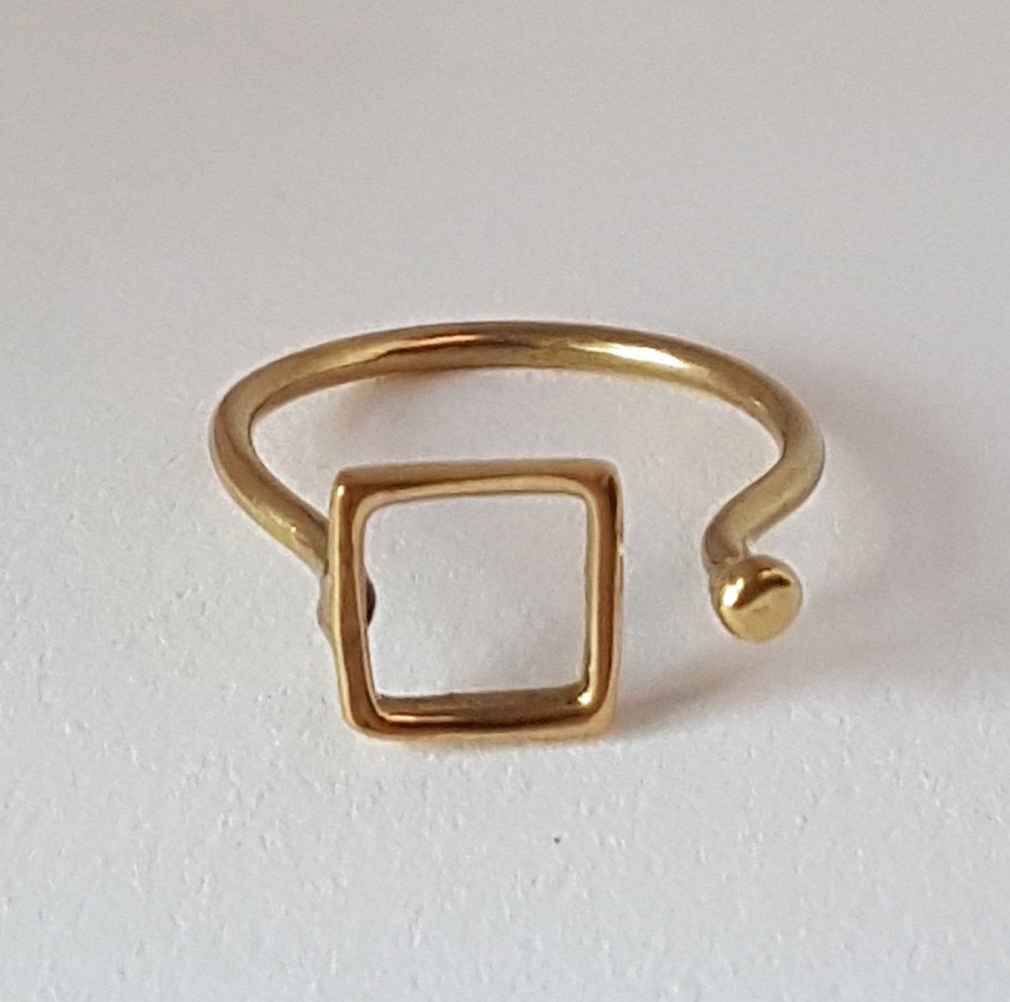 Set of 5 rings. Bronze minimalist in adjustable sizes Celtic design. Sun moon square triangle maze. Wear on thumb & all fingers, knuckles.
