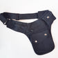 Black Utility Pocket Hip Belt. Adjusts to 48 inches. 6 pocket design.