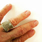 Adjustable Metallic Gold Wire Mesh Ring.