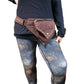 Dark Brown Utility Pocket Hip Belt. Adjustable to 48 inches waist/hip.