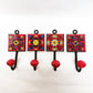 Set of 4 Scarlet Garden Collection Home Decor Wall Hooks.