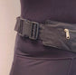 Utility festival belt in black,army green, blue. Unisex travel & shopping money belt.  Adjustable to 48 inches. 6 pockets-4 zip, 2 cargo . Handy coin pouch.