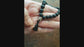 Natural black lava stone unisex meditation bracelet. Buddhist mala bracelet with silver buddha bead & black silk tassle. Yoga jewelry.