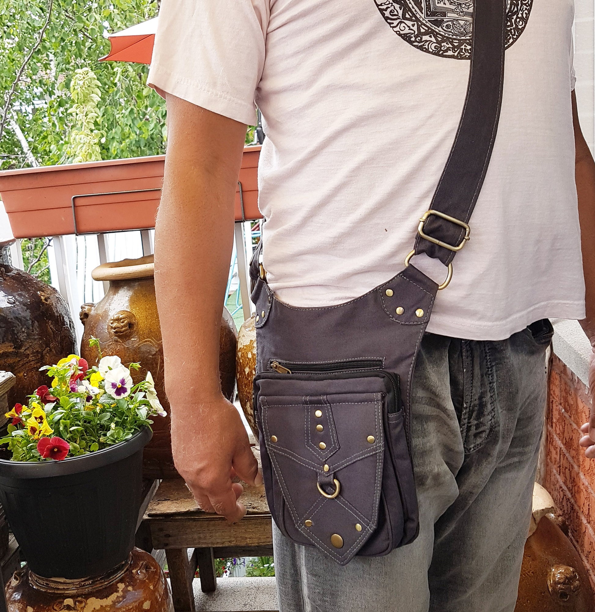Leather Utility Belt Designer Hip Belt Belt Bag Pocket Belt